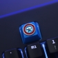 1pc Artisan Zinc-plated Alu-alloy Keycaps for Mechanical Keyboard R4 Overwatch DVA / Iron Man / One Piece / Captain America